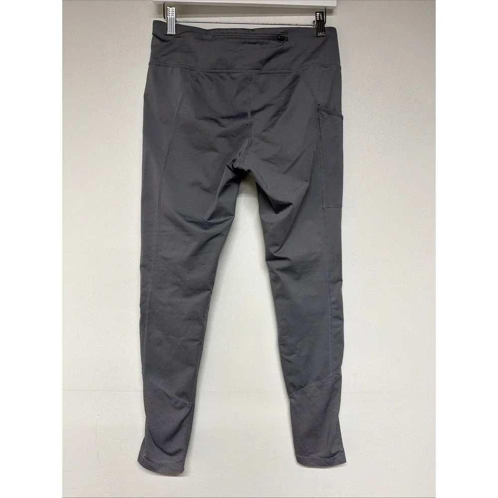 Nike Dri-fit Leggings Size M Womens Mid Rise Activewear Casual Gray